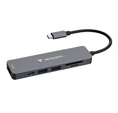 ხაბი USB-C Mp Hub 6P w cr (032156) Verbatim